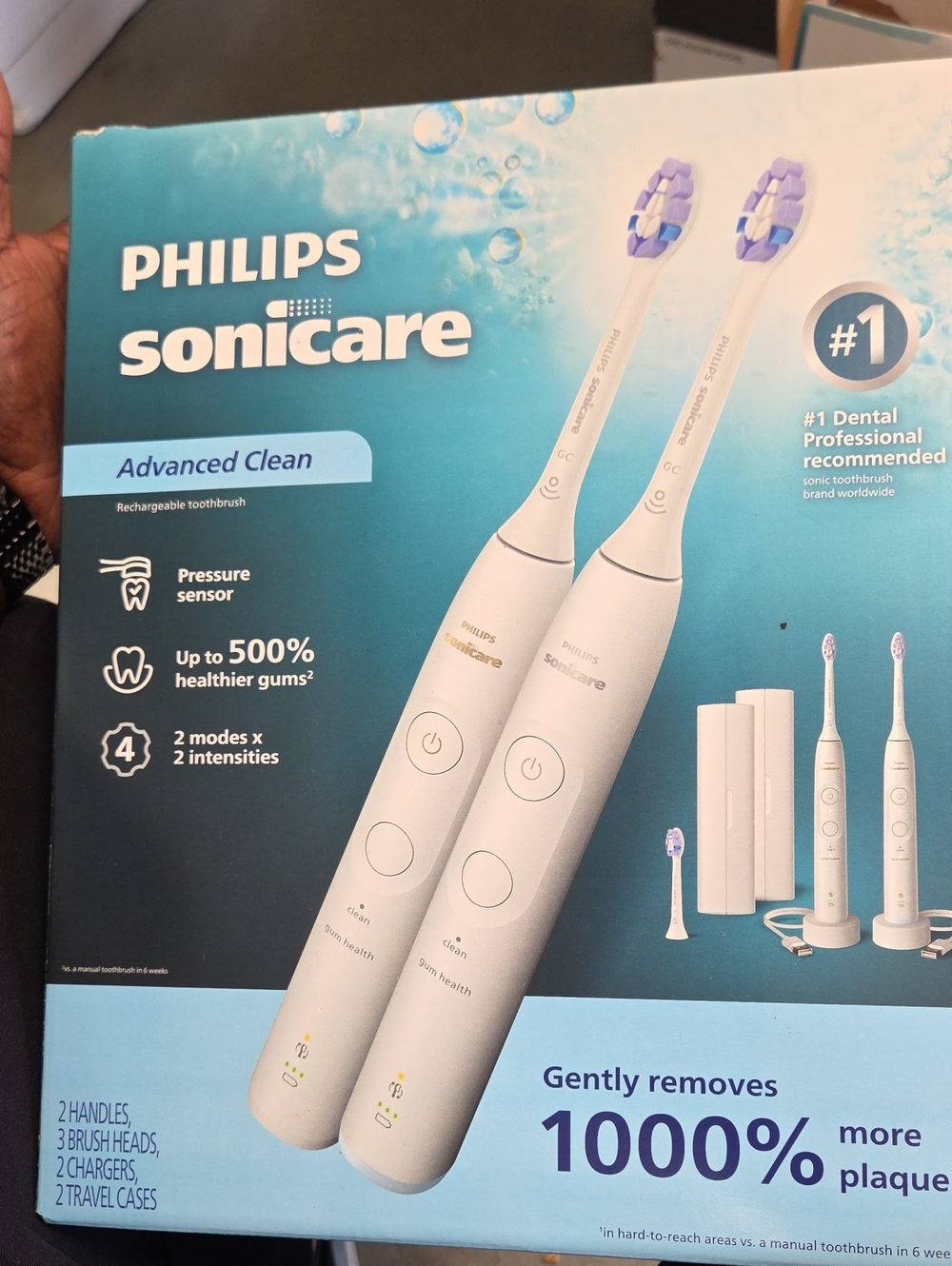 Philips Sonicare Advanced Clean Electric Toothbrush - White